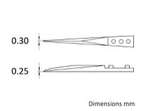 a72mz ideal-tek Zirconia Toughened Aluminium, Tweezer Tips