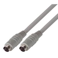 dk226mm-6 L-Com Male 6 Pin Header to Male 6 Pin Header Grey DIN Cable 6ft