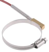 k11-e-2ls-200-ms-70 Electrotherm PT100 RTD Sensor, 50 → 70mm Dia, 2 Wire, Strip Sensor, F0.3 +200°C Max