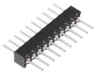 850-80-010-10-001101 Preci-Dip 850 Series Straight Through Hole Pin Header, 10 Contact(s), 1.27 mm Pitch, 1 Row, Unshrouded