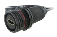 hdmiftv7aznf459 Amphenol Socapex 20 Way Female HDMI Connector