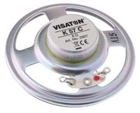k-57-c-8-ohm Visaton 8Ω 2W Miniature Speaker 57mm Dia. , 57 (Dia.) x 17mm