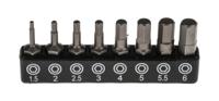 615-9209 RS PRO Driver Bit Set 32 Pieces, Hexagon, Phillips, Slotted, Star