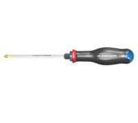atwdh2x125 Facom Pozidriv Screwdriver, PZ2 Tip, 125 mm Blade, 245 mm Overall