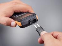 0563-0925 Testo 925 Differential Digital Thermometer for Air Quality Control, Refrigeration Use, K Probe, +1000°C Max