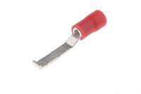 624-1213 RS PRO Hooked Insulated Crimp Blade Terminal 16.8mm Blade Length, 0.5mm² to 1.5mm², 22AWG to 16AWG, Red