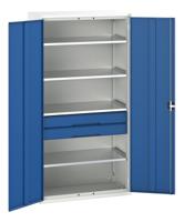 1692657411 Bott, 2 Drawer Steel Floor Standing Cupboard, 1050 x 550 x 2000mm