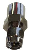 adp-smam-fmem RF Solutions Straight 50Ω RF Adapter FME Plug to SMA Plug