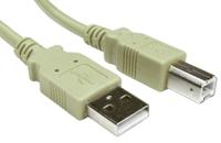 182-8833 RS PRO USB 2.0, Male USB A to Male USB B, 3m