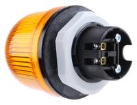 80030000 Werma EM 800 Series Yellow Steady Beacon, 12 → 230 V ac/dc, Panel Mount, Incandescent Bulb, IP65