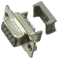 8309-6003 3M 8300 9 Way Right Angle Cable Mount D-sub Connector Socket, 2.8mm Pitch