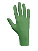 sho6110 Showa 6110PF Green Powder-Free Nitrile Disposable Gloves, Size 9, Large, 100 per Pack