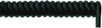 38101332 Lapp UNITRONIC Coiled 1.5 mm² 3 Core Power Cable, H07RN-F, Black Neoprene, 2m