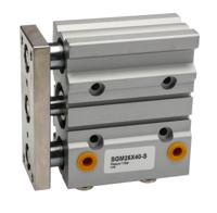 180-297 RS PRO Pneumatic Guided Cylinder - 25mm Bore, 40mm Stroke, Double Acting