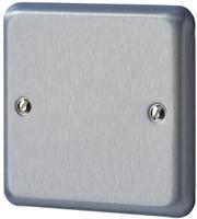 k3330brc MK Electric Silver 1 Gang Blanking Plate