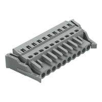 231-110037-000 WAGO 231 Series Connector, 10-Pole, Female, 10-Way, Snap-In, 16A