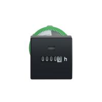 xb5dsm Schneider Electric Harmony XB5 Hour Meter, 5 Digit Mechanical, 240 V ac