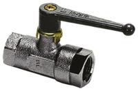 0402-13-21 Legris Nickel Plated Brass 2 Way, Ball Valve, Threaded, BSPP 1/2in, 40bar Operating Pressure