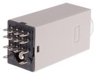 h3y-4-100-120vac-5m Omron H3Y-4 Series DIN Rail, Surface Mount Timer Relay, 100 → 120V ac, 4-Contact, 0.2 → 5min, 1-Function,