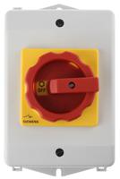 3ld2264-1gp53 Siemens 3P Pole Isolator Switch - 32A Maximum Current, 11.5kW Power Rating, IP65