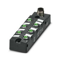 1197408 Phoenix Contact SACB Series Distribution Unit, M12, 3 way, 6 port