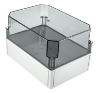 11200801 Spelsberg TK PS Series Grey Polystyrene Enclosure, IP66, Transparent Lid, 254 x 180 x 165mm