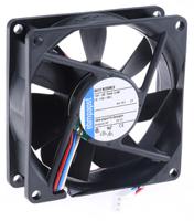8412-n2gmle-257 ebm-papst 8400 N Series Axial Fan, 12 V dc, DC Operation, 45m³/h, 900mW, 80 x 80 x 25mm