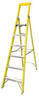 914-3474 RS PRO Fibreglass 6 steps Step Ladder, 1.41m platform height