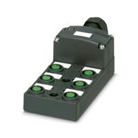 1452822 Phoenix Contact SACB Series Distribution Unit, M12, 4 way, 6 port
