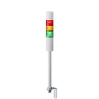 lr5-302lebw-ryg Patlite LR5 Series Amber, Green, Red Buzzer Signal Tower, 3 Lights, 24 V dc, Pole Mount