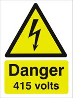763-1547 RS PRO Electrical Hazard Warning Sign (English)