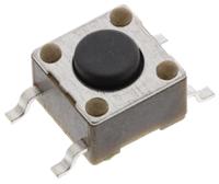 fsm2jsmatr TE Connectivity Grey Button Tactile Switch, SPST 50 mA @ 24 V dc 0.7mm Surface Mount
