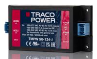 tmpw-50-124-j TRACOPOWER Switching Power Supply, TMPW 50-124-J, 24V dc, 2.08mA, 50W, Dual Output, 90 → 305V ac Input Voltage