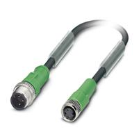 1533563 Phoenix Contact Male 3 way M12 to Female 3 way M8 Sensor Actuator Cable, 5 m