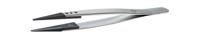 2acprsa1 ideal-tek 130 mm, PEEK (Tip), Stainless Steel (Body), Flat; Rounded, ESD Tweezers