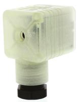 935980333-rs-gdml-3016-led-230-rg-schwarz Hirschmann GDML 3P+E DIN 43650 A, Female Solenoid Valve Connector with Indicator Light, 250 V Voltage