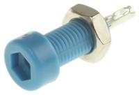 105-0810-001 WIMA Blue Female Test Socket, 2mm Connector, Solder Termination, 10A, Tin Plating