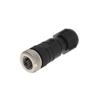 11221 Lumberg Automation Connector, 5 Contacts, M12 Connector, Socket, Female, IP65, IP67, RKC Series