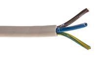 491-992 RS PRO 3183Y 1.5 mm² 3 Core Power Cable, H05VV-F, White PVC, 100m