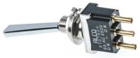 317-645 TE Connectivity Toggle Switch, Panel Mount, On-On, SPDT, Solder Terminal, 125V ac