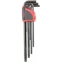 67-ar9al SAM 9 piece L Shape Metric Hex Key Set, 1.5/ 2/ 2.5/ 3/ 4/ 5/ 6/ 8/ 10mm