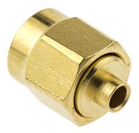 r125052000w Radiall, Plug Cable Mount SMA Connector, 50Ω, Crimp Termination, Straight Body