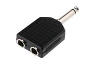 392-621 RS PRO AV Adapter, Female 1/4 in Mono to Male 1/4 in Mono