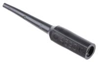 4690-0 Fluke Black, Female Test Connector Adapter With Brass, Copper contacts and Gold, Nickel Plated