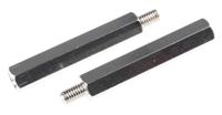 806-6657 RS PRO Standoff, M5 x M5 Thread, 45mm Body, Brass, Male/Female, 8mm Stud