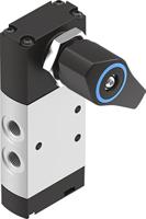 vhef-es-m52-m-g18 Festo Twist Selector 5/2 Pneumatic Manual Control Valve VHEF Series, G 1/8, 1/8in, 4106808