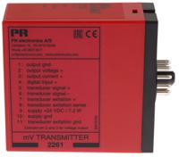 2261 PR Electronics 2 Series Signal Conditioner, Voltage Input, Current Output, 19.2 → 28.8V dc Supply