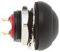dpw1cgk KNITTER-SWITCH Miniature Push Button Switch, Momentary, Panel Mount, 12.9mm Cutout, SPST, IP67