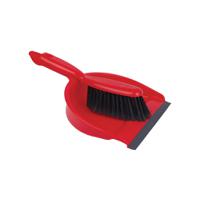 102940r Robert Scott Red Dustpan & Brush for Dust Cleaning with brush included