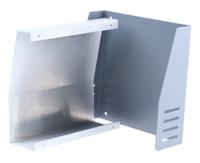 232-730 Hammond 515 Series Grey Aluminium, Steel Desktop Enclosure, Sloped Front, 159 x 155 x 58mm